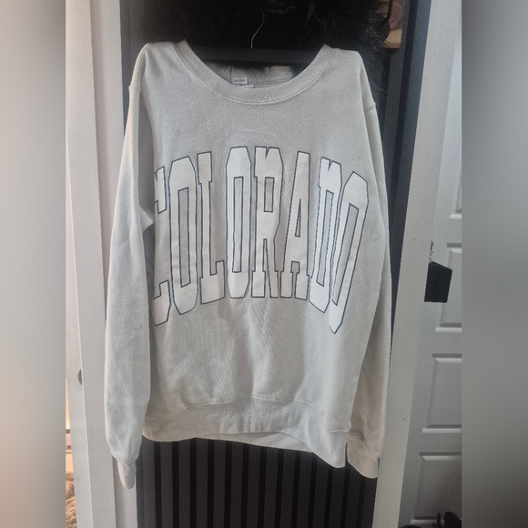 CO Sweaters - CO Women's Cream Crew Neck Sweater